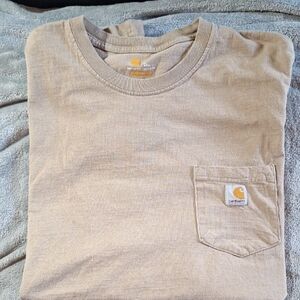 Carhartt Men's Tan Short Sleeve Tee